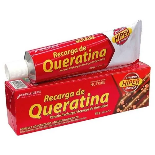 CREME CAPILAR NOVEX RECARGA DE QUERATINA 80G