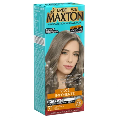 TINTA MAXTON 7.1 LOURO CINZA MEDIO KIT 1UN