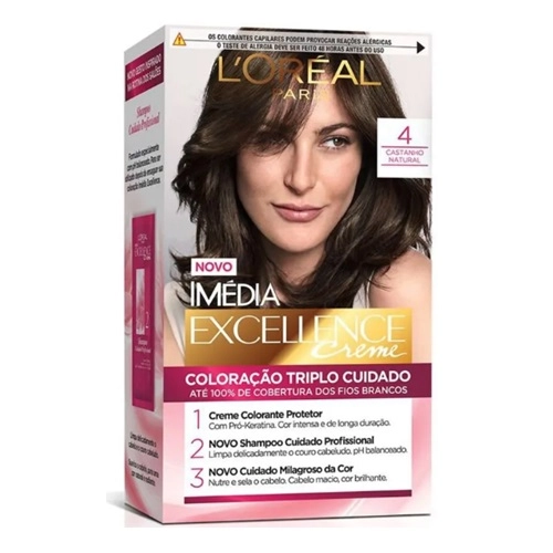 TINTA IMEDIA 4 CASTANHO NATURAL 1UN