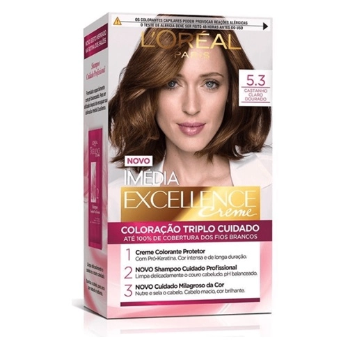 TINTA IMEDIA 5.3 CASTANHO CLARO DOURADO 1UN