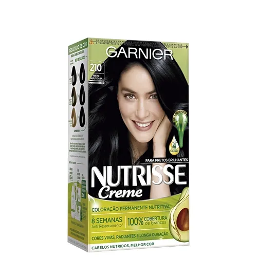 TINTA NUTRISSE 210 PRETO AZULADO 1UN