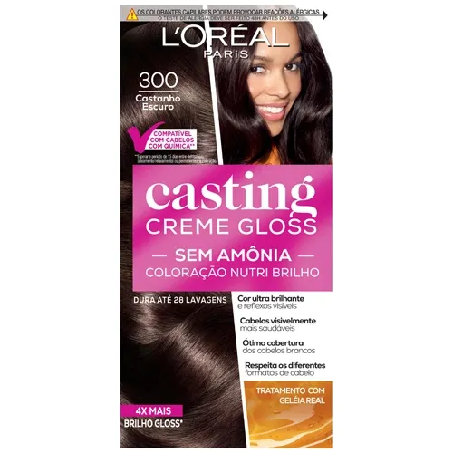 TINTA CASTING GLOSS 300 CASTANHO ESCURO 1UN
