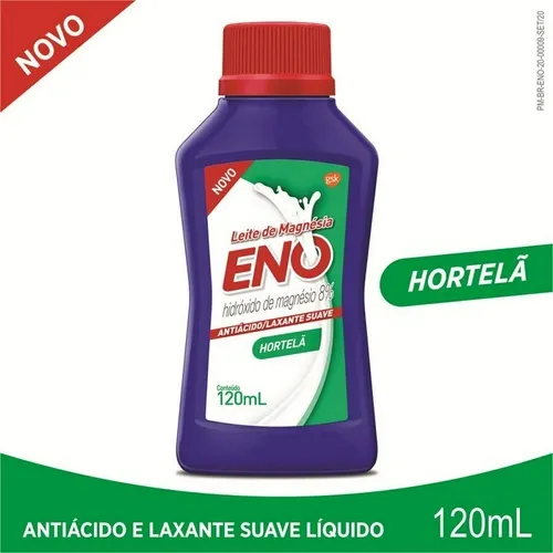 LEITE DE MAGNESIA ENO HORTELA LIQ 120ML
