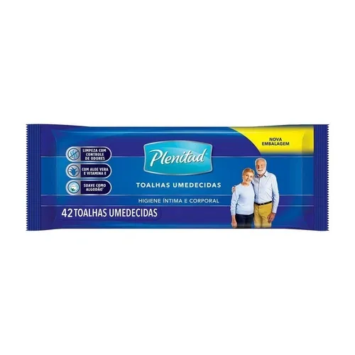 TOALHAS UMEDECIDAS PLENITUD ADULTO 42UN