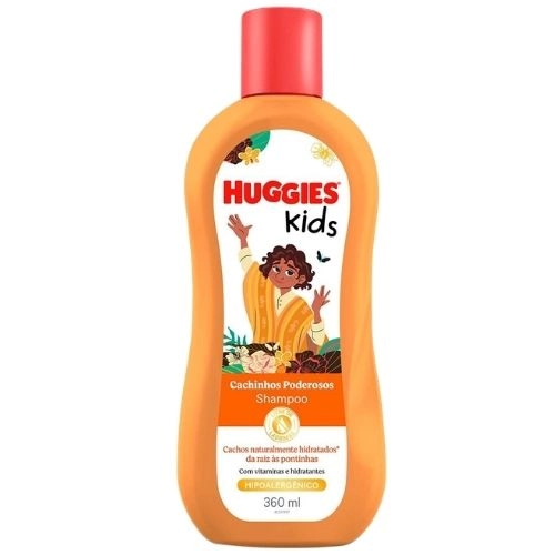 SHAMPOO HUGGIES KIDS CACHINHOS PODEROSOS 360ML