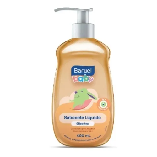 SABONETE LIQ BARUEL BABY GLICERINA 400ML