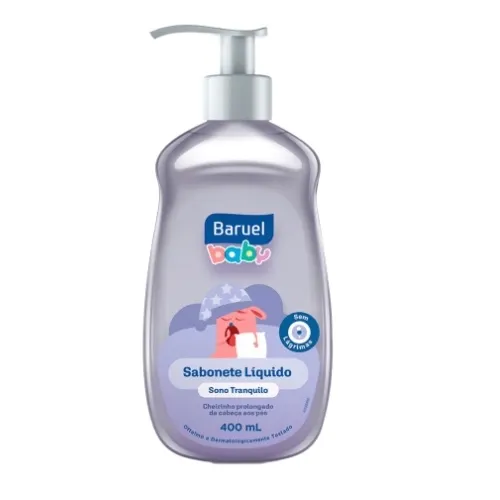 SABONETE LIQ BARUEL BABY SONO TRANQUILO 400ML