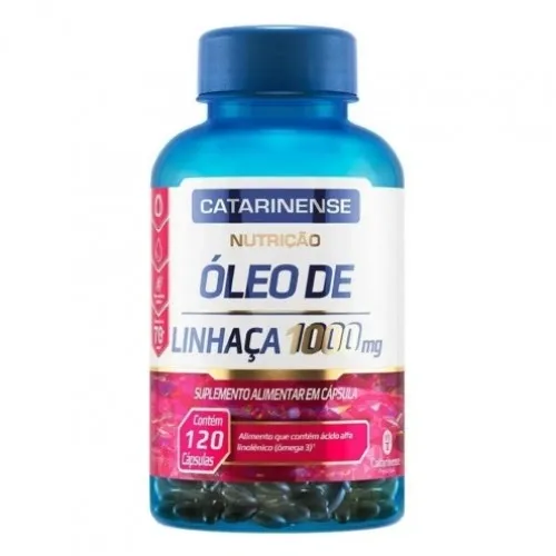 OLEO DE LINHACA 1000MG CATARINENSE 120CAP