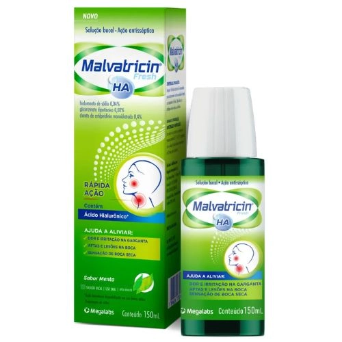 MALVATRICIN FRESH HA MENTA 150ML