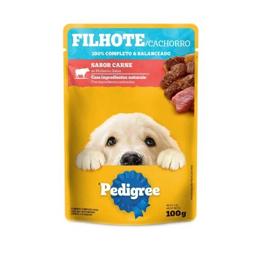 RACAO PEDIGREE SACHE CARNE FILHOTE 100G 