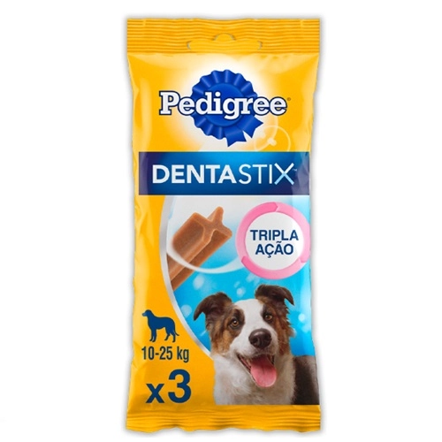 PEDIGREE DENTASTIX RACAS MEDIAS 3 STICKS 77G