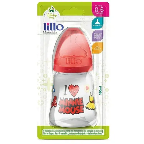 MAMADEIRA LILLO ORT MINNIE MOUSE VERMELHA 305331 300ML