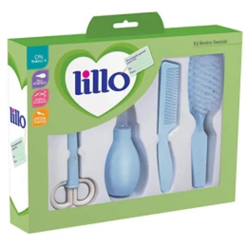 KIT RECEM NASCIDO LILLO HIGIENE AZUL