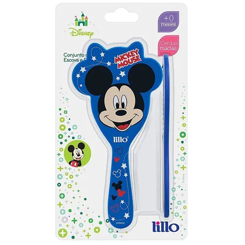ESCOVA DE CABELO LILLO MICKEY +PENT AZ 303120
