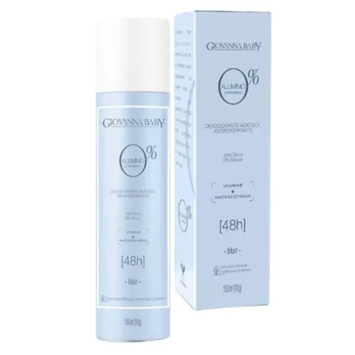 DESODORANTE GIOVANNA BABY AER S/ALUMINIO BLUE 150ML