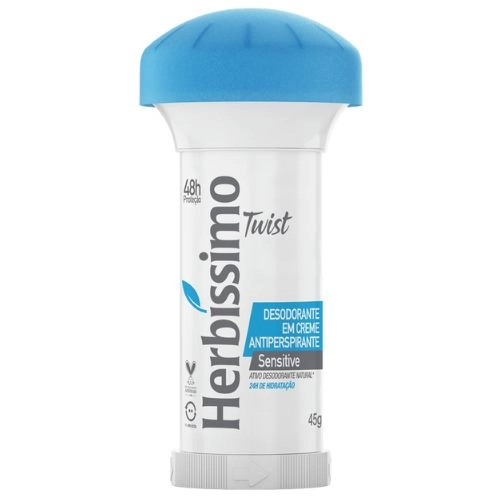 DESODORANTE HERBISSIMO CR TWIST SENSITIVE 45G