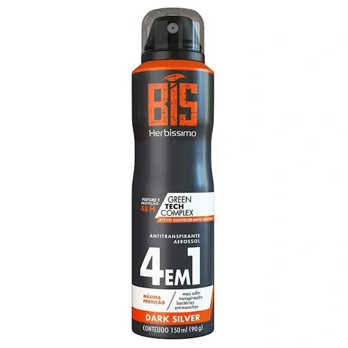 DESODORANTE HERBISSIMO BIS AER DARK SILVER 150ML