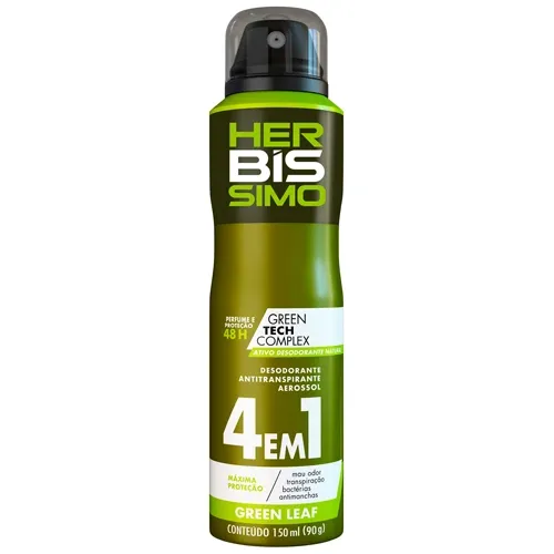 DESODORANTE HERBISSIMO BIS AER GREEN LEAF 150ML