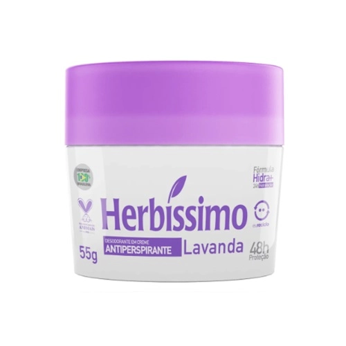 DESODORANTE HERBISSIMO LAVANDA CR 55G