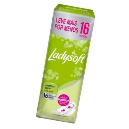ABSORVENTE LADYSOFT NORMAL SUAVE ABAS 16UN