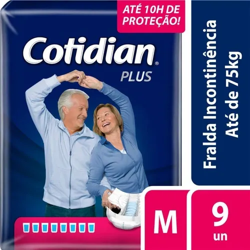 FRALDA COTIDIAN PLUS ADULTO M L10P9UN