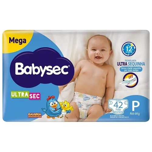 FRALDA BABYSEC ULTRASEC MEGA P 50 UN