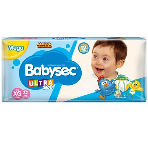 Fralda Babysec Ultrasec Mega Xg 36 Un