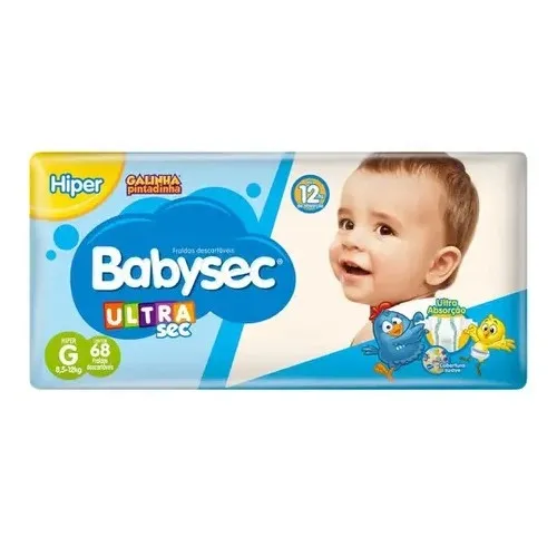 FRALDA BABYSEC ULTRASEC HIPER G 68 UN
