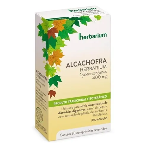 Alcachofra 400Mg 20 Comprimidos