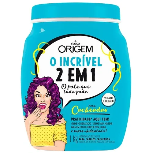 CREME ORIGEM 2X1 HIDR+PENT CACHOS 1K