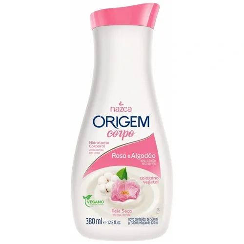 Locao Hidratante Origem Corp Rosa E Alg