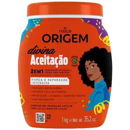 CREME CAPILAR ORIGEM DIVINA ACEITACAO 2X1 1K