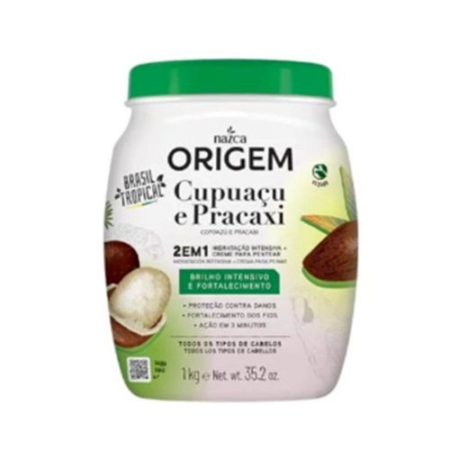 CREME CAPILAR ORIGEM CUPUACU E PRACAXI 2 EM 1 1K