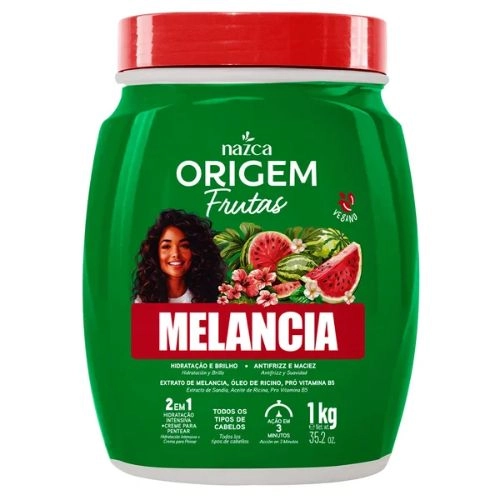 CREME CAPILAR ORIGEM MELANCIA 2X1 1KG