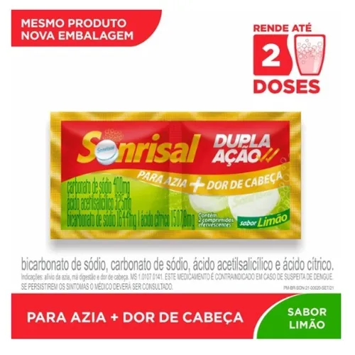 Sonrisal Limao 2 Comprimidos