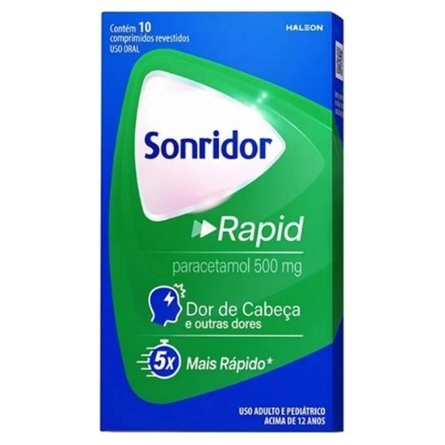 SONRIDOR RAPID 500MG 10CP REV