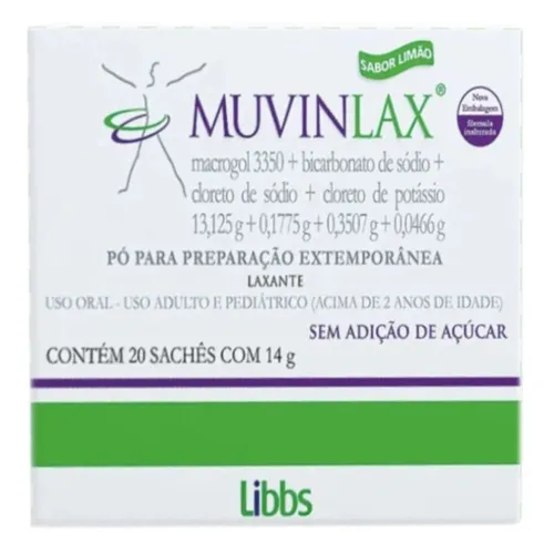 MUVINLAX PO OR LIMAO 20SACHES 14G