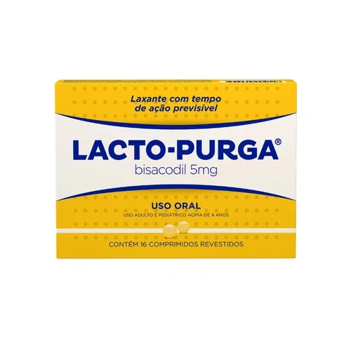 LACTO PURGA 5MG 16CP REV
