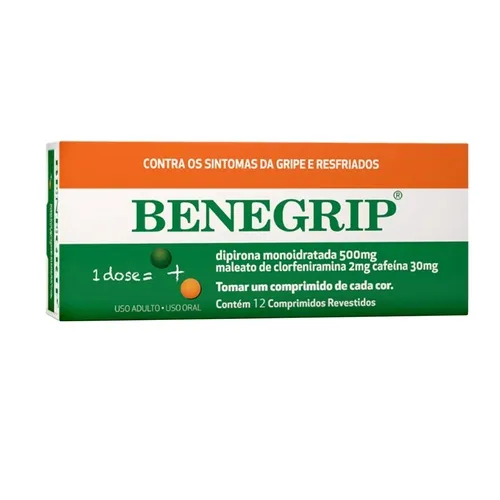 BENEGRIP 12 COMPRIMIDOS