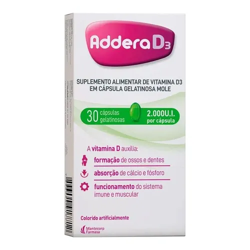 ADDERA D3 2.000UI 30CAP MOLE