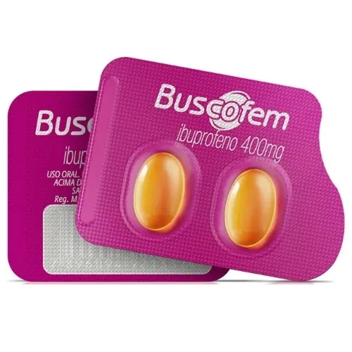 BUSCOFEM 400MG 2CAP GEL MOLE
