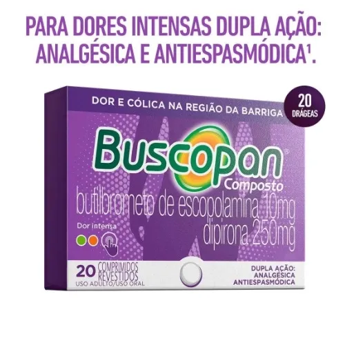BUSCOPAN COMPOSTO 20 COMPRIMIDOS