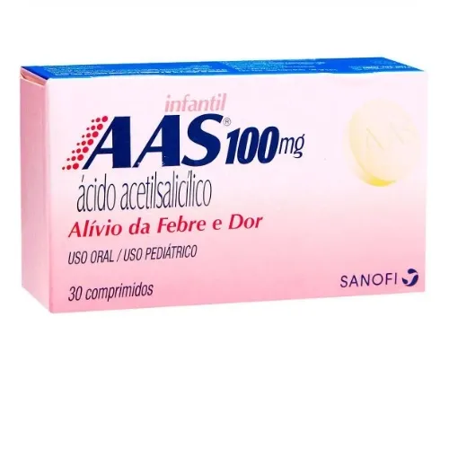 AAS SANOFI 100MG 30 COMPRIMIDOS