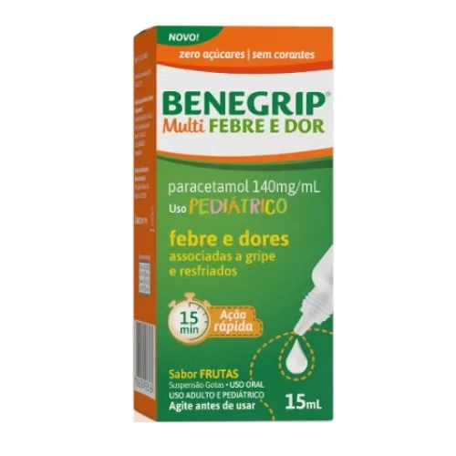 BENEGRIP MULTI FEBRE E DOR 140MG/ML GTS 15ML
