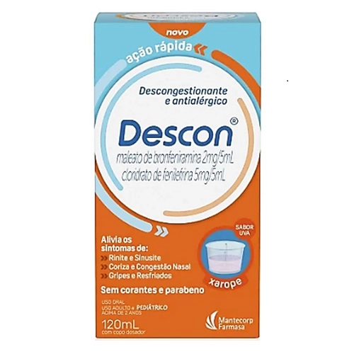 Descon 2Mg+5Mg/5Ml Uva Xpe 120Ml