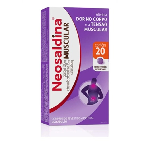 Neosaldina Muscular 300Mg+30Mg+50Mg 20Cp Rev