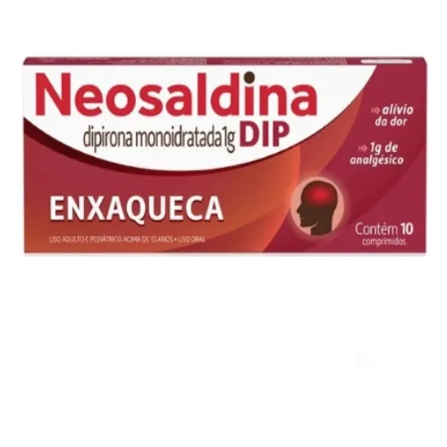 Neosaldina Dip Dipirona 1G 10 Comprimidos