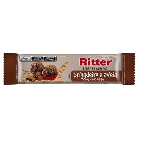 BARRA CEREAL RITTER AVEIA E BRIGADEIRO