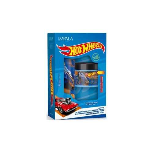 KIT IMPALA SH+GEL HOT WHEELS AZUL 250ML+120G