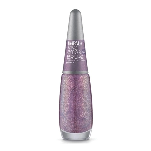 ESMALTE IMPALA GLIT VIVA AME E BRILHE OSTENTE SEU PODER 7,5ML